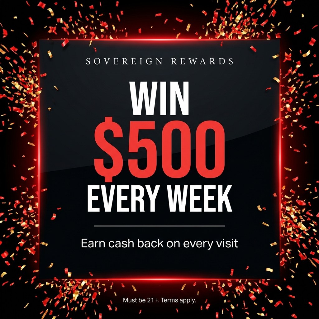 Sovereign Rewards: Win $500 Every Week and Earn Cash Back at Sovereign Cannabis Co.