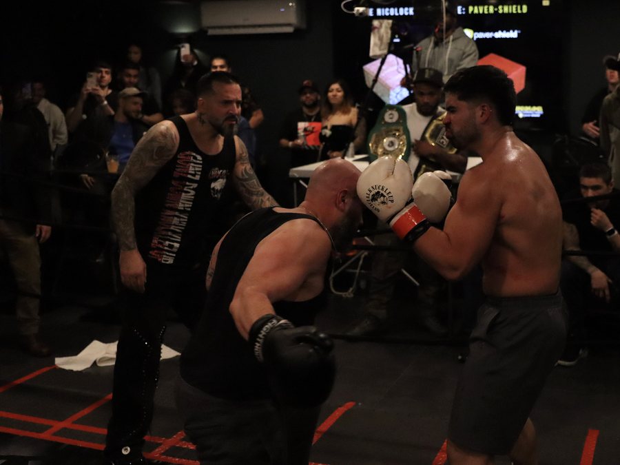SparWars boxing action — a big moment in the ring