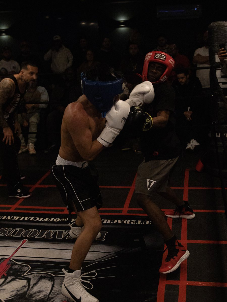 SparWars boxer squared up in the ring